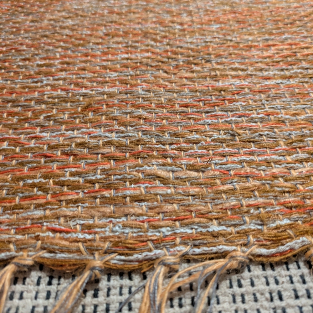 Linen Handmade Rug - Picture 2 of 4